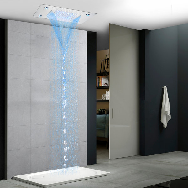 AlenArtWater Rain Fixed Shower Head 2.5 GPM GPM Wayfair